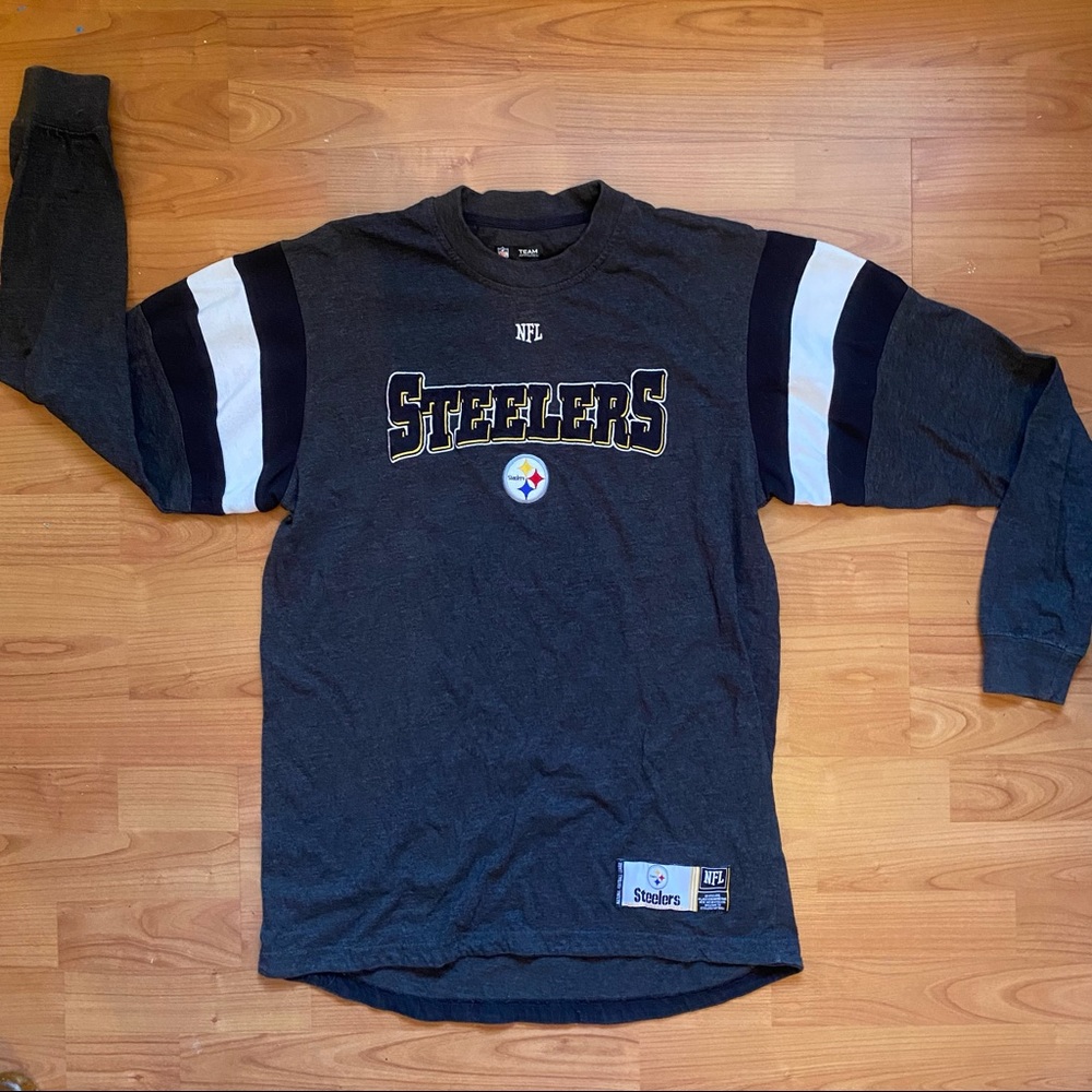 Steelers Embroidered Long Sleeve Tee